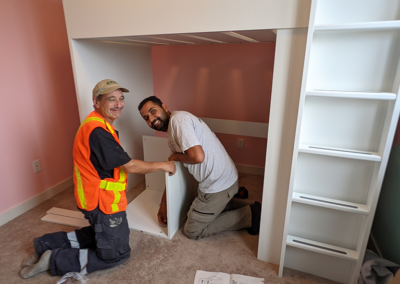 roger and aman from clarke construction projects